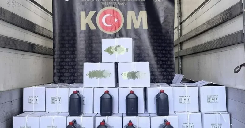Niğde’de bin litre etil alkol ele geçirildi