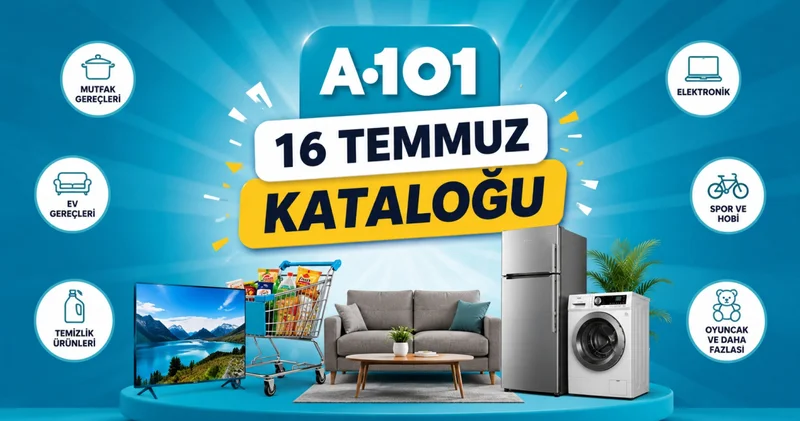 A101 16 TEMMUZ BU HAFTA İNDİRİMLERİ: Yeni A101 Aldın Aldın kataloğu ile A101 de bu perşembe neler var?