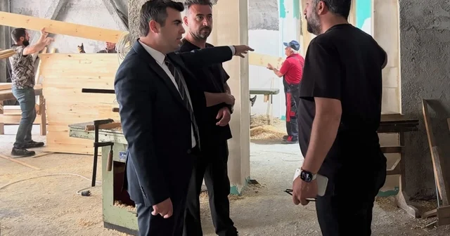 Susuz da yeni Hükümet Konağı restorasyonu sürüyor: Kaymakam Öztürk çalışmaları yerinde inceledi Kars Haberleri Habertürk Yerel Haberler