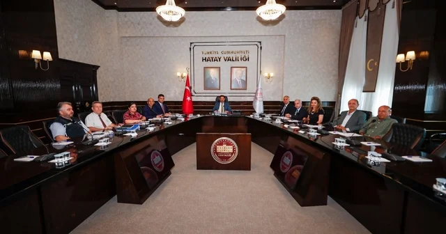 Toprak Koruma Kurulu Vali Masatlı başkanlığında toplandı Hatay Haberleri Habertürk Yerel Haberler