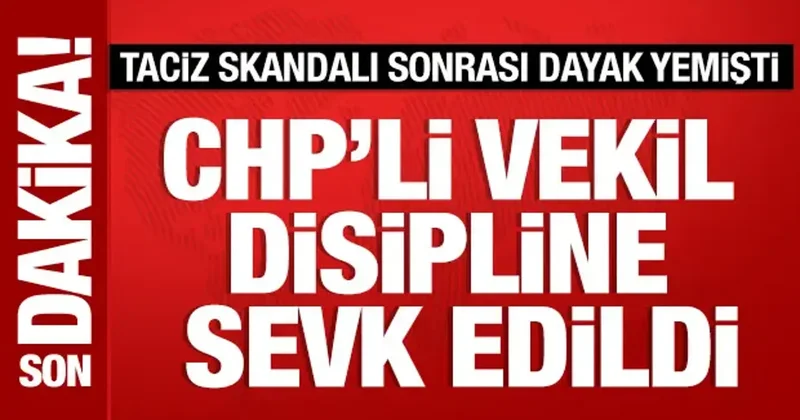 Tacizci CHP li vekil Ahmet Baran Yazgan disipline sevk edildi