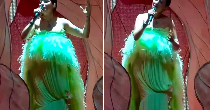 Ünlü şarkıcıdan sahnelere bebek arası: Oğlum karnımda son konserim