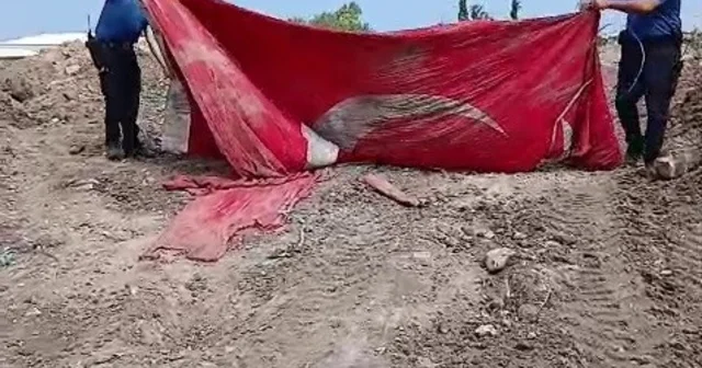 Moloz yığınları arasındaki Türk bayrağını öpüp, başına koyan polis takdir topladı Hatay Haberleri Habertürk Yerel Haberler