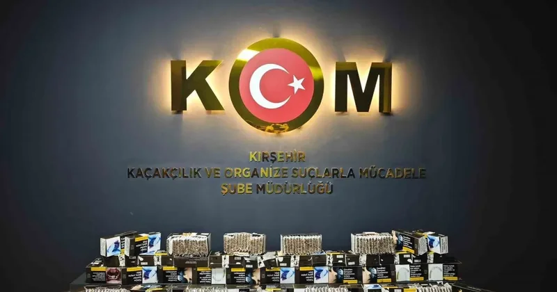 İş yerinde 15 bin 80 adet doldurulmuş makaron ele geçirildi