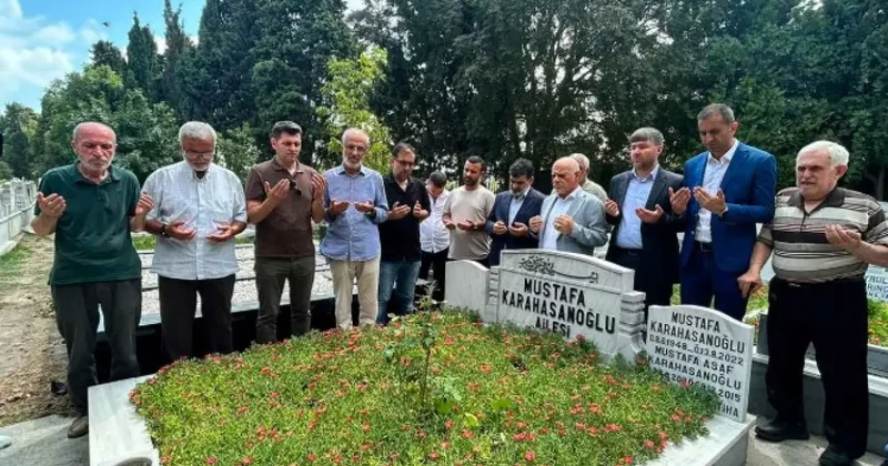Mustafa Karahasanoğlu vefatının 4. yılında kabri başında anıldı