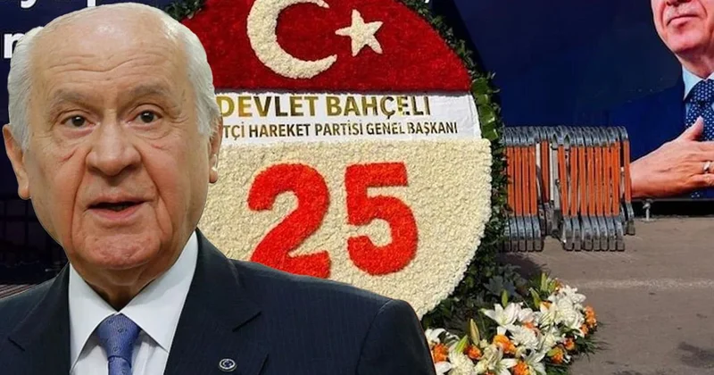 Bahçeli den AK Parti nin 25. yıl kutlamasına damga vuran hediye