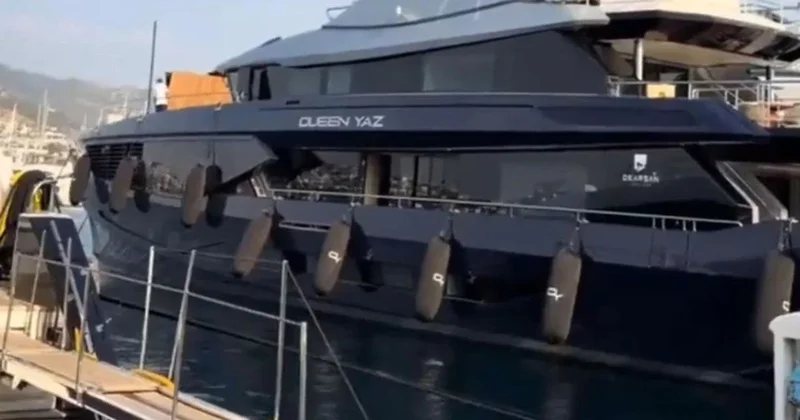 Aziz Yıldırım ın 2 milyar TL lik dev yatı Bodrum da görüntülendi