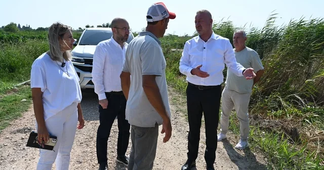 Karacabey Belediyesi kırsaldaki arazi yollarını düzenleniyor Bursa Haberleri Habertürk Yerel Haberler