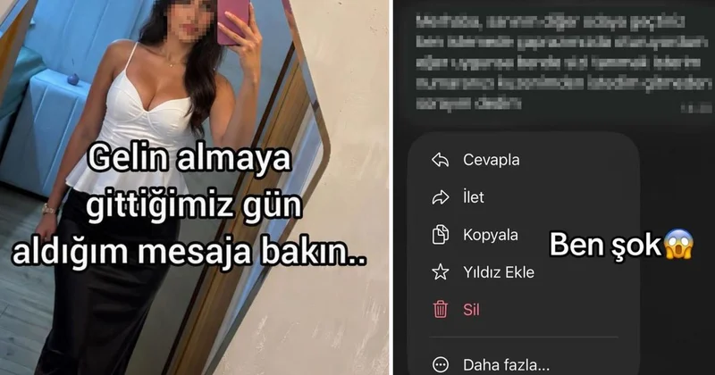 Kız istemeye gittiler, o esnada yan odadan gelen mesajla şoke oldu