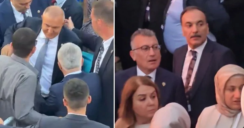 Partilerinden istifa eden milletvekilleri Ömer Karakaş ve Mustafa Bilici AK Parti nin 25. yıl programına katıldı