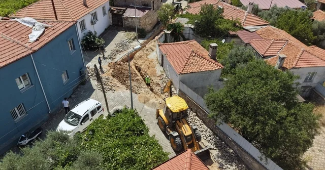 Menteşe Yerkesik te 4 kilometrelik su isale hattı yenileniyor Muğla Haberleri Habertürk Yerel Haberler