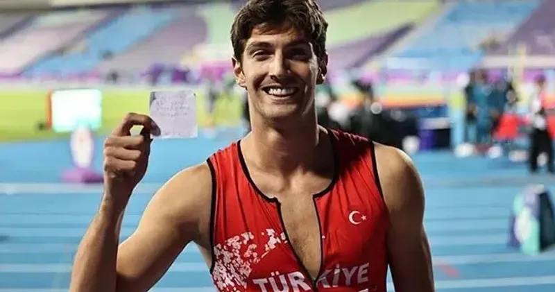 Milli atlet İsmail Nezir, 400 metre engelli finalinde üçüncü oldu