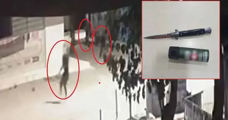 Kayseri’de biber gazlı ve bıçaklı cinayetin güvenlik kamerası görüntüsü ortaya çıktı