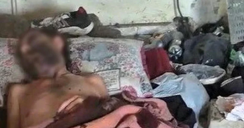 İzmir de Darp Edilen Adam Metruk Evde Ölüme Terk Edildi