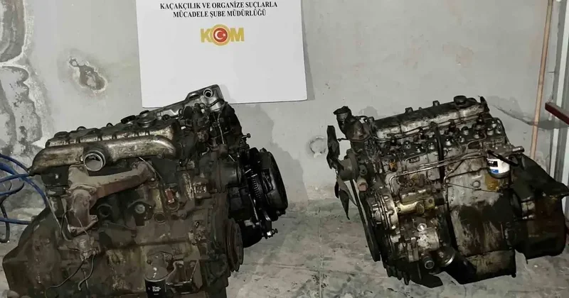 Samsun’da 3 gümrük kaçağı otomobil motoru ele geçirildi