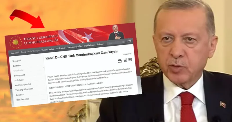 Erdoğan ın bu sözleri Saray ın sitesinde duruyor Sözcü Gazetesi
