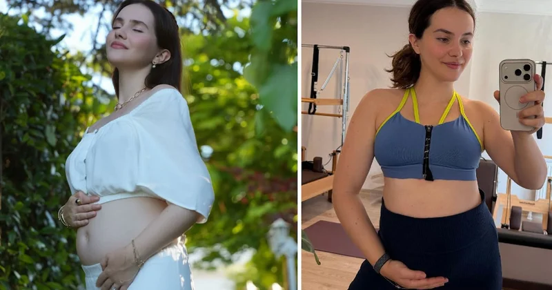 Sevilen oyuncu kolay doğum için pilates yapıyor: Almila Ada nın pozlarına beğeni yağdı Sözcü Gazetesi