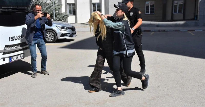 Vanlı Kara Haydar ın eşi ve 3 şüpheli adliyede