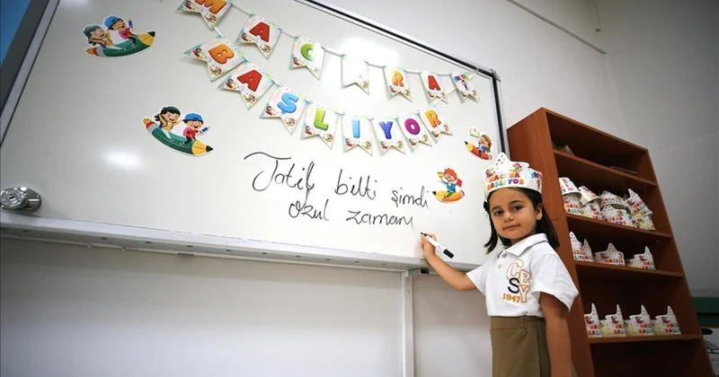 Tatil bitti, ders zili bugün çalacak