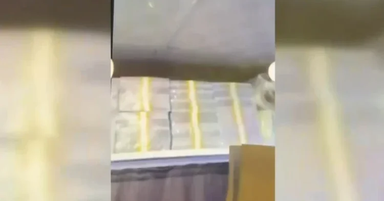 Yeni görüntüler ortaya çıktı! Vanlı Kara Haydar balya balya döviz desteleriyle
