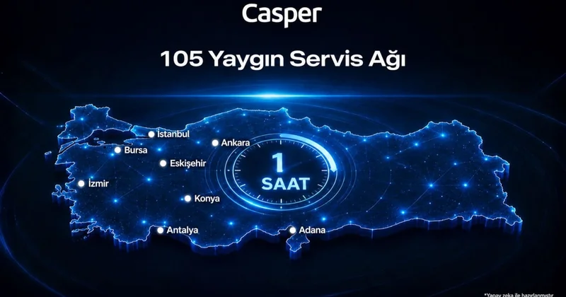 Casper 105 servis noktasıyla Türkiye genelinde hizmet veriyor Sözcü Gazetesi