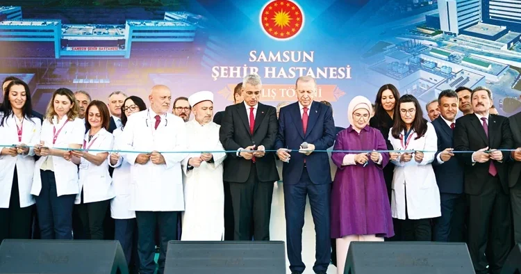 Samsun’da şehir hastanesi açan Erdoğan: İyi ki eleştirilere kulak asmadık