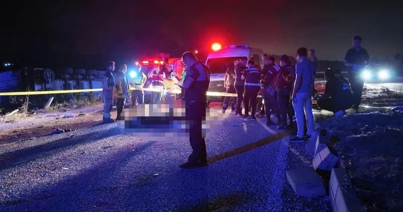 Bursa da hatalı sollama yapan TIR, motosiklete çarptı: 2 ölü Son dakika haberleri