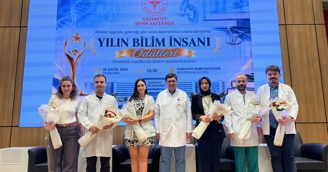 Gaziantep Şehir Hastanesi nde Yılın Bilim İnsanları ödül töreni gerçekleştirildi Gaziantep Haberleri Habertürk Yerel Haberler