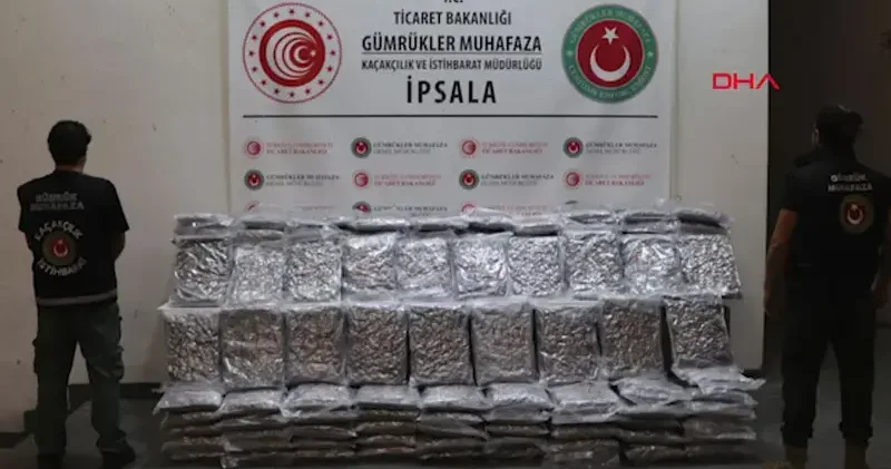 İpsala ve Hamzabeyli gümrük kapılarında 147 kilo skunk ve 27 kilo kokain ele geçirildi