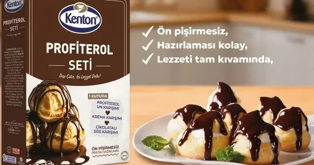 Kenton’dan yeni lezzet: Ev yapımı kalitesinde profiterol artık dakikalar içinde Aktüel Haberleri