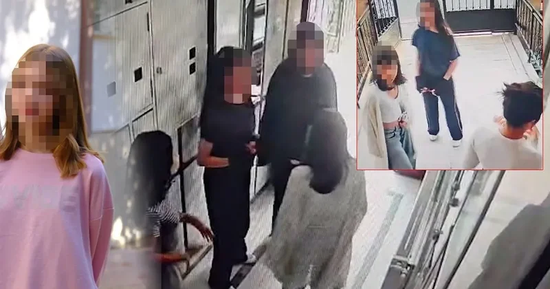SON DAKİKA… Akran zorbalığı kamerada: 5 kız öğrenci ellerinde bıçakla kapısına dayandı!