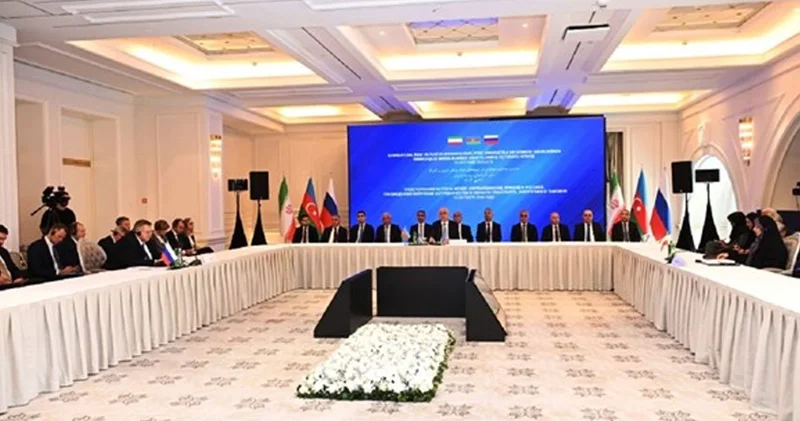 Azerbaycan, Rusya ve İran, Kuzey Güney koridorunda ulaşımın artması için mutabakat sağladı