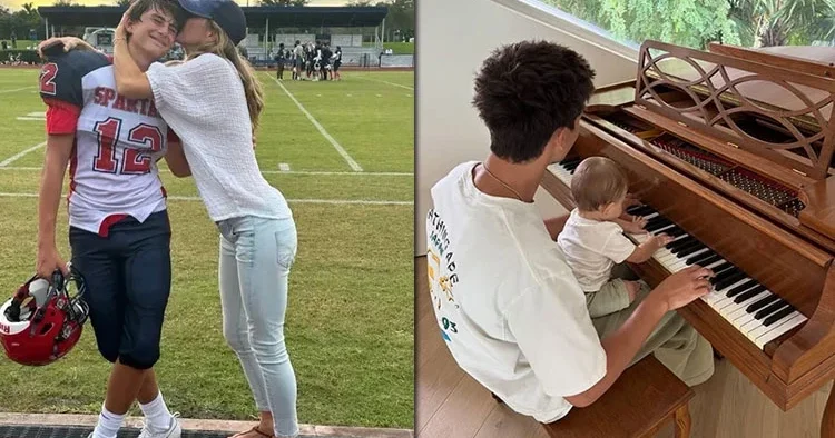 44 yaşında yeniden anne olmuştu… Şimdi en küçük oğlu ağabeyinin kucağında büyüyor
