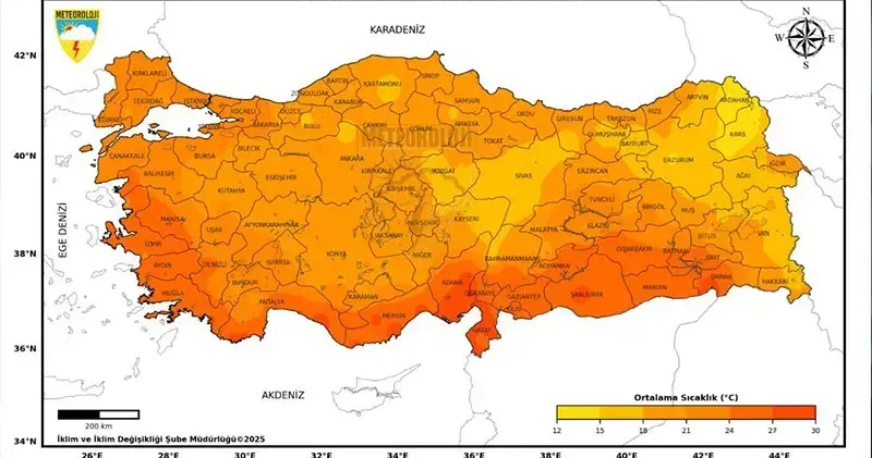 Son 55 yılın en sıcak 11 inci eylül ayı yaşandı