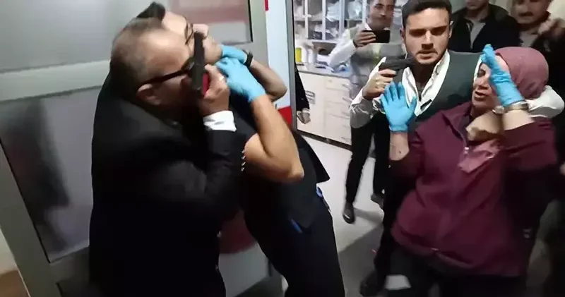 Hastanede rehine kurtarma tatbikatı, gerçeğini aratmadı