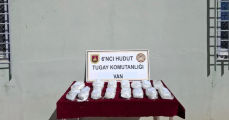 MSB duyurdu: Van hudut hattında 18 kilogram uyuşturucu yakalandı