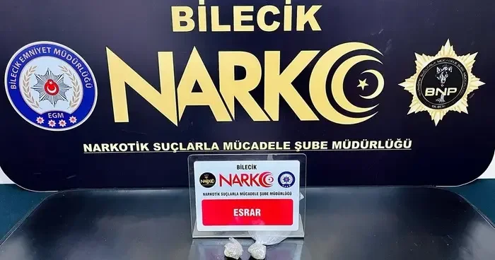 Bilecik’te uyuşturucu operasyonu: 1 gözaltı