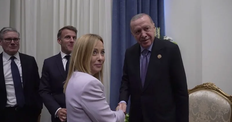 Erdoğan Meloni arasındaki sigara diyaloğu İtalyan medyasında
