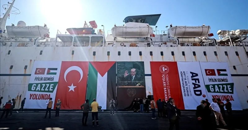 Türkiye Gazze için seferber oldu: 17. İyilik gemisi uğurlandı