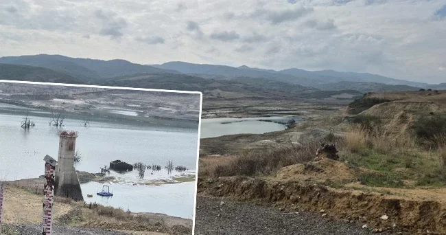 Ölü hacimden su çekilmeye başlandı! Tekirdağ da korkutan manzara