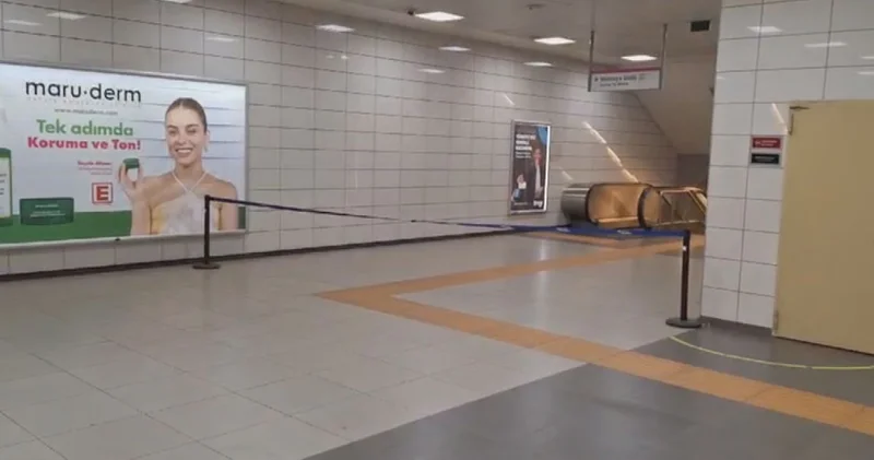 İstanbul da bir kişi metro raylarına atladı