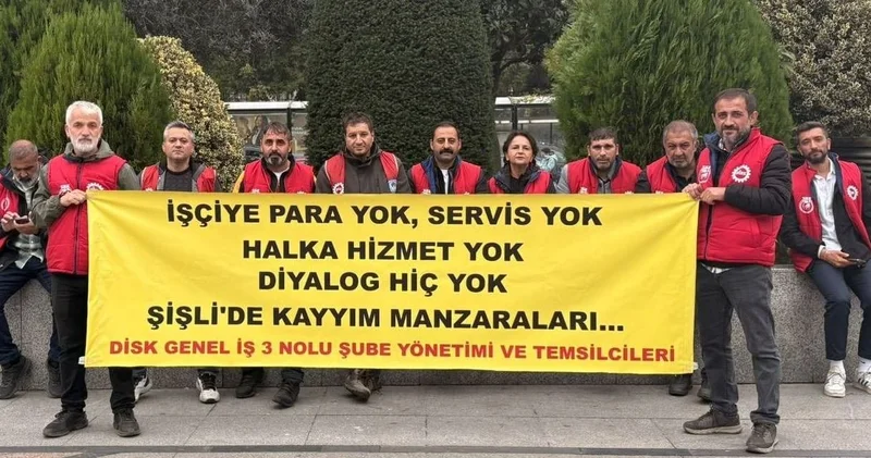 Şişli de işçiler sokağa indi: Kayyım bütçe açığını bize ödetiyor