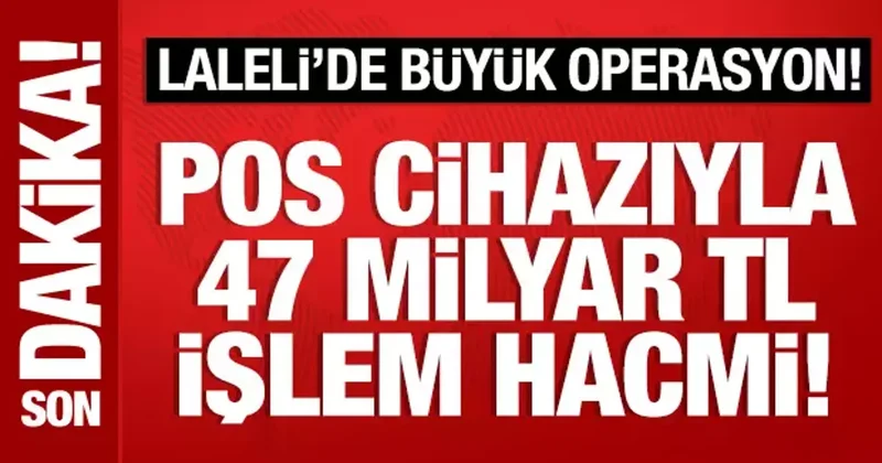 Laleli de büyük operasyon! Pos cihazıyla 1 milyar 300 bin lira topladılar