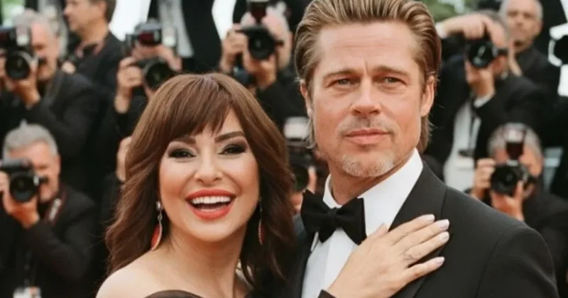 Nilgün Belgün Brad Pitt ile yan yana! Sosyal medya bu paylaşımı konuşuyor