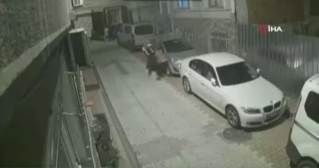 Kadına şiddet bitmiyor! Son görüntüler İstanbul Fatih ten