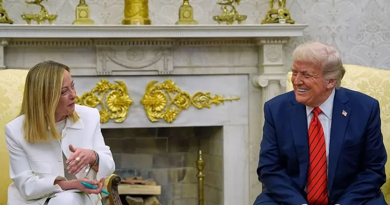 Trump ın Meloni ye Risk alacağım diyerek yaptığı yorum gündem oldu Sözcü Gazetesi