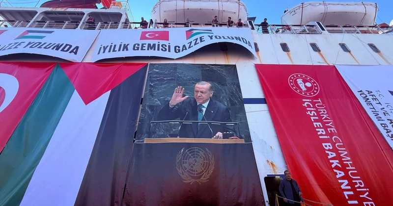 Gazze ye ulaştırılacak insani yardım malzemeleri İyilik Gemisi ne yüklendi