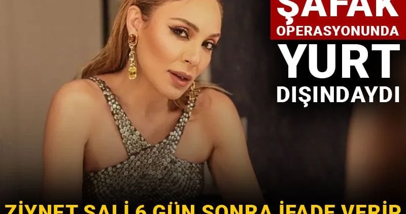 Ziynet Sali uyuşturucu operasyonunda 6 gün sonra ifade verip açıklama yaptı