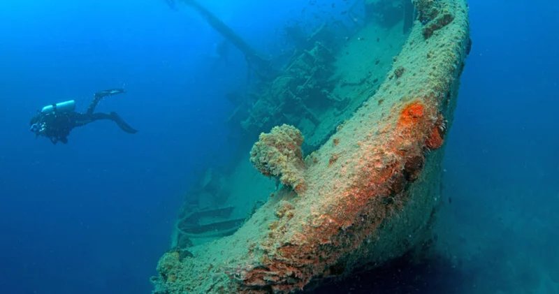 5 batık üst üste yatıyor! Bodrum açıklarında kaydedildi
