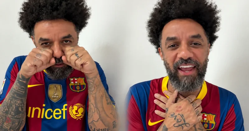 Fenerbahçe nin eski yıldızı üstüne Barcelona forması giydi, Galatasaray ın yenilgisiyle dalga geçti! O görüntüler olay Sözcü Gazetesi